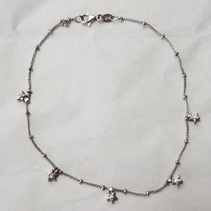 Silver Star Anklet